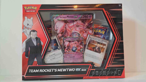 Team Rocket's Mewtwo EX box