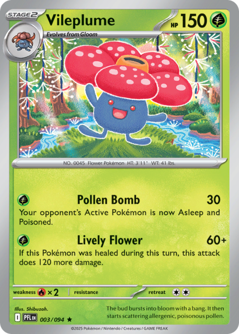 Vileplume – PFL #3 – Holo