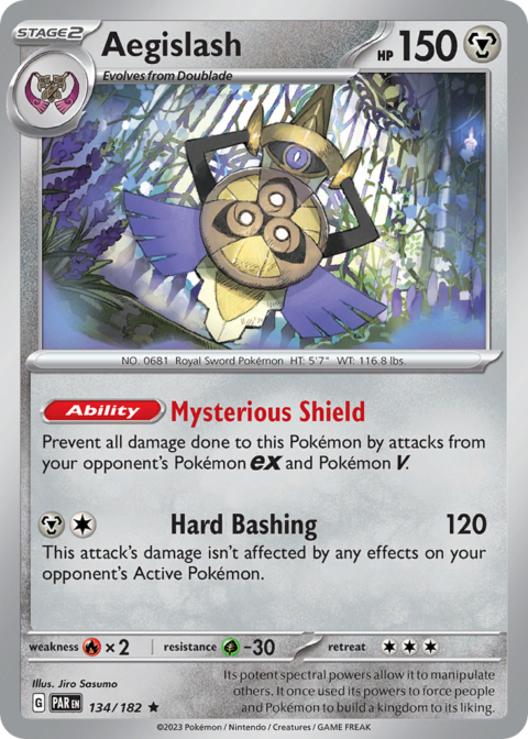 Aegislash - PAR #134 - Holo