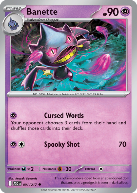 Banette - ASC #91 - Normal