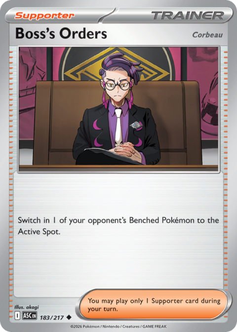 Boss's Orders - ASC #183 - Reverse Holo