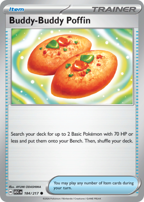 Buddy-Buddy Poffin - ASC #184 - Reverse Holo