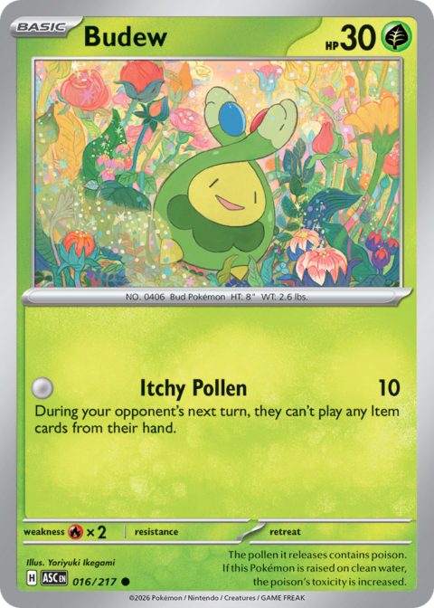 Budew - ASC #16 - Reverse Holo (Energy)