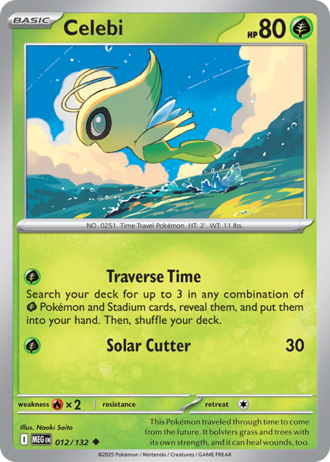 Celebi - MEG #12 - Reverse Holo