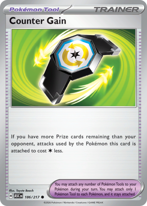 Counter Gain - ASC #186 - Reverse Holo