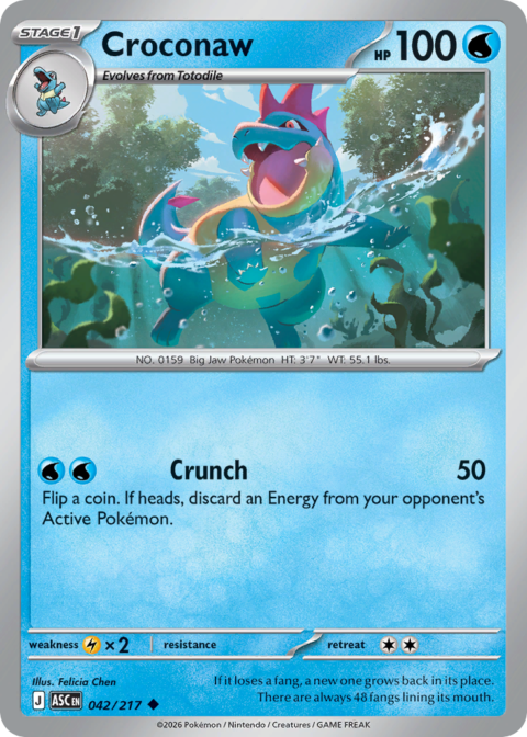 Croconaw - ASC #42 - Normal