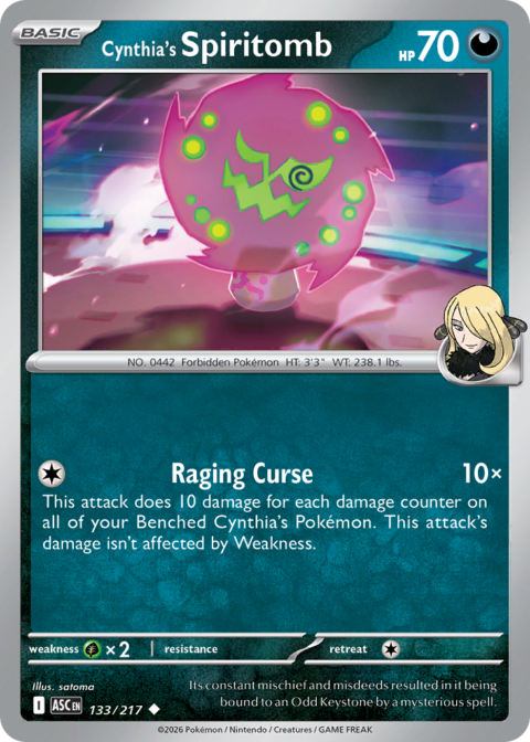 Cynthia's Spiritomb - ASC #133 - Normal