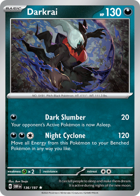 Darkrai - OBF #136 - Holo