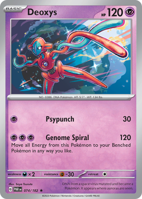 Deoxys - PAR #74 - Holo