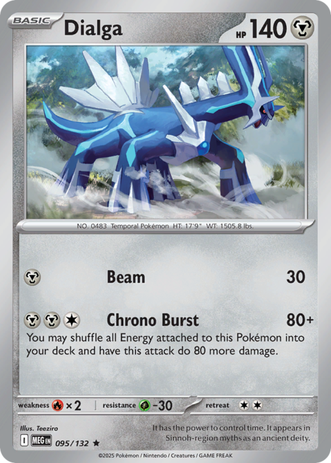 Dialga - MEG #95 - Reverse Holo