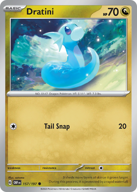 Dratini - OBF #157 - Reverse Holo