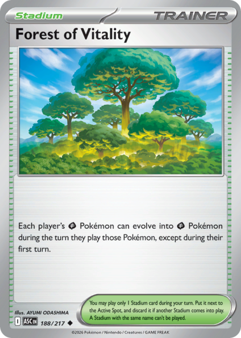 Forest of Vitality - ASC #188 - Reverse Holo