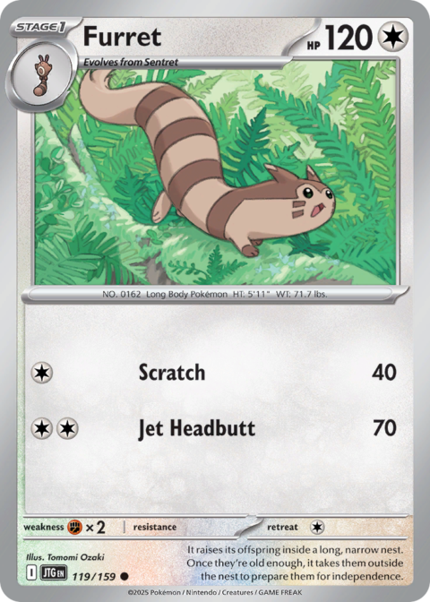 Furret - JTG #119 - Normal