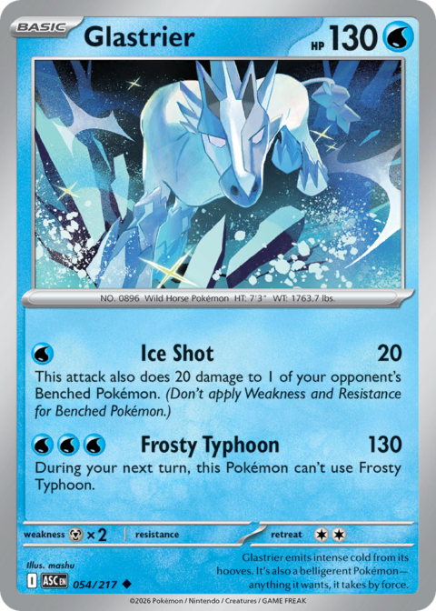 Glastrier - ASC #54 - Reverse Holo (Energy)