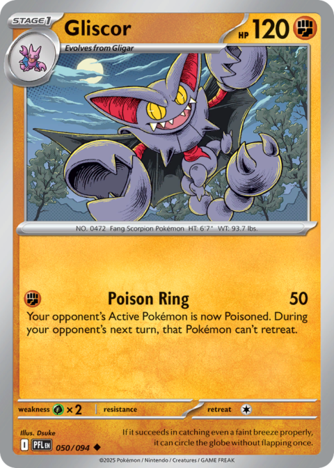 Gliscor - PFL #50 - Reverse Holo
