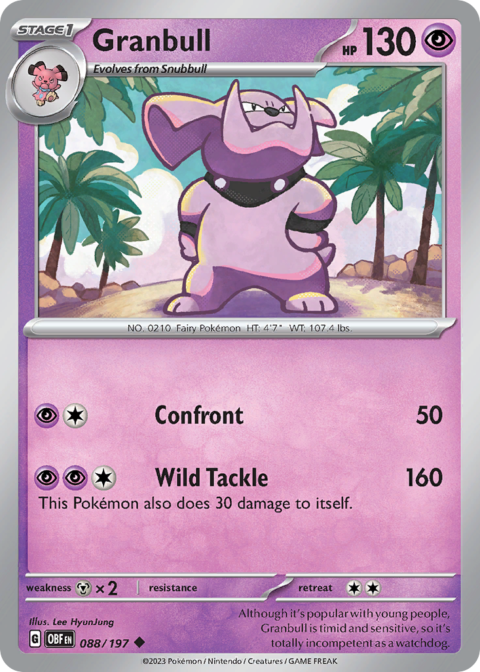 Granbull - OBF #88 - Holo