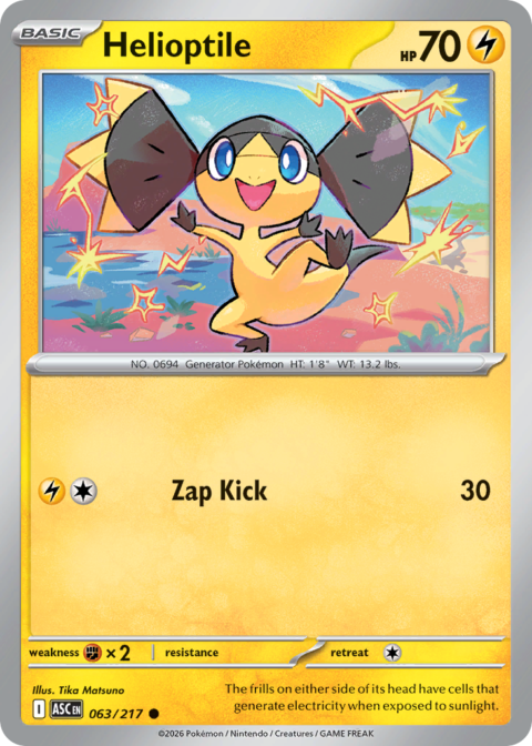 Helioptile - ASC #63 - Ball Reverse