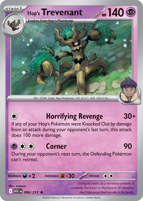 Hop's Trevenant - ASC #96 - Ball Reverse
