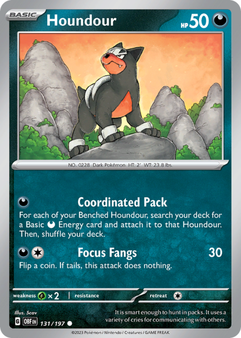 Houndour - OBF #131 - Normal