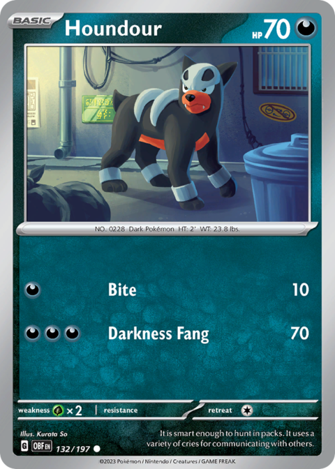 Houndour - OBF #132 - Normal