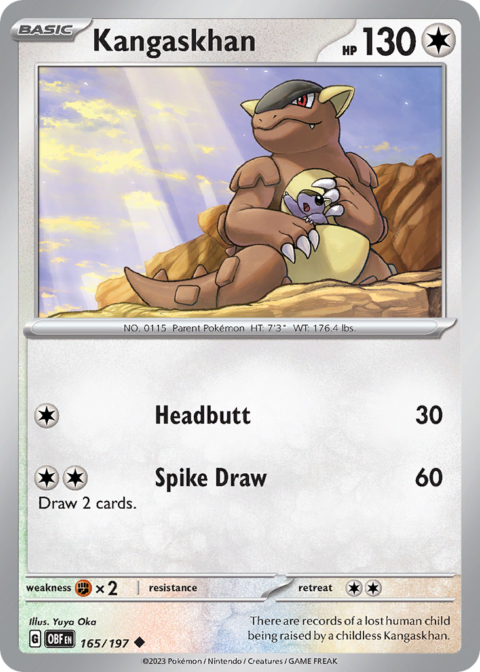 Kangaskhan - OBF #165 - Normal