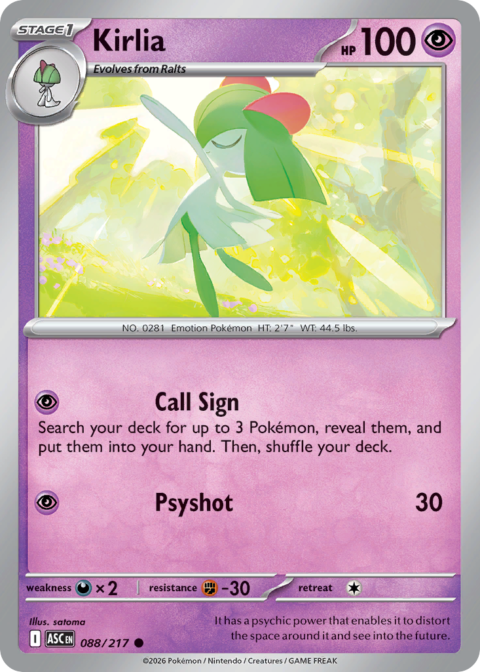Kirlia - ASC #88 - Energy Reverse
