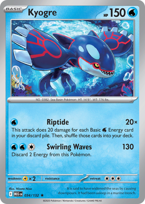 Kyogre - MEG #34 - Holo