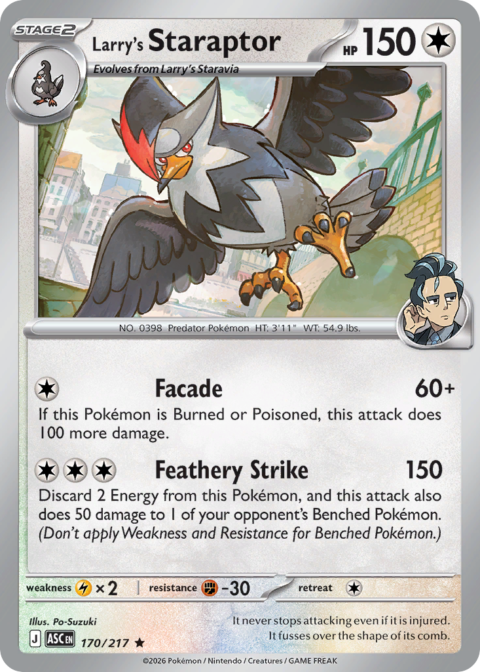 Larry's Staraptor - ASC #170 - Ball Reverse