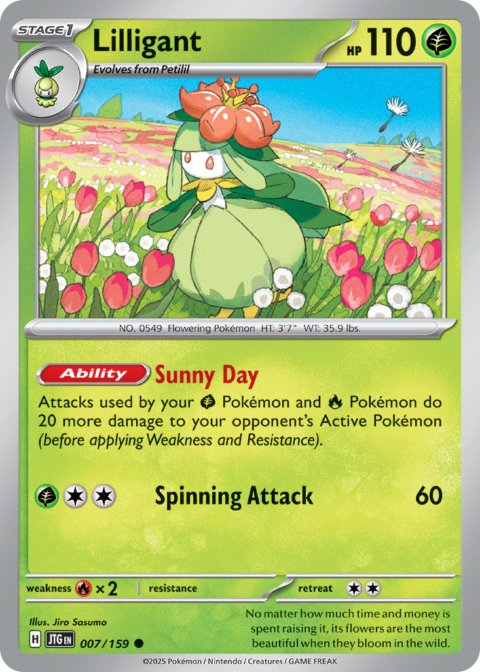 Lilligant - JTG #7 - Normal