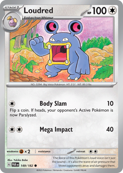 Loudred - PAR #149 - Reverse Holo