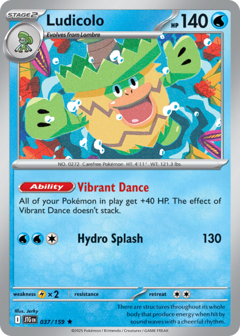 Ludicolo - JTG #37 - Holo