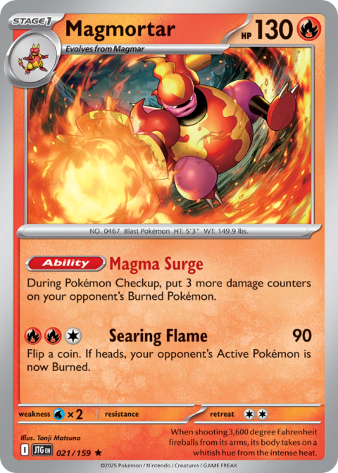 Magmortar - JTG #21 - Normal