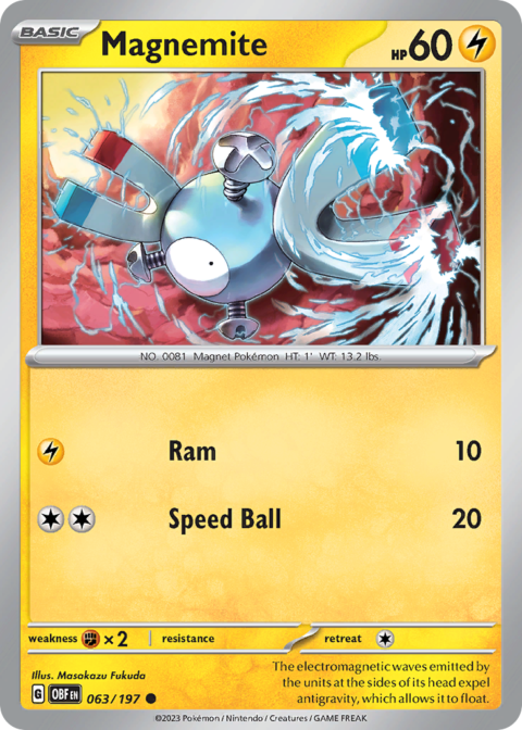 Magnemite - OBF #63 - Normal