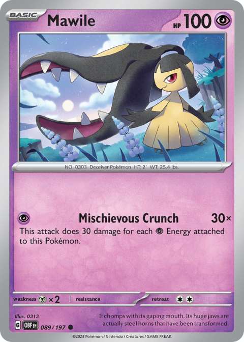 Mawile - OBF #89 - Holo