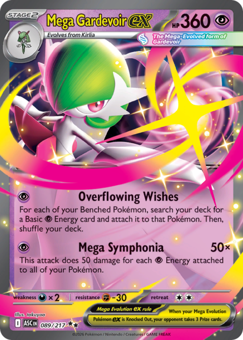 Mega Gardevoir ex - ASC #89 - Normal