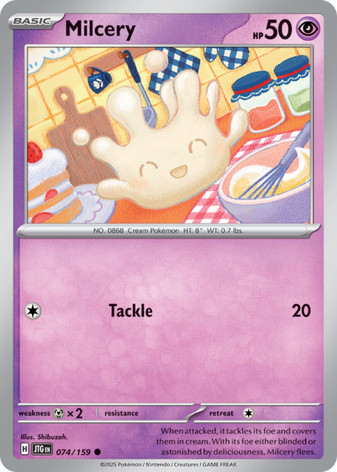 Milcery - JTG #74 - Reverse Holo