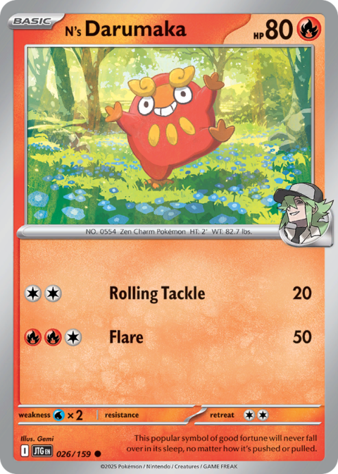 N's Darumaka - JTG #26 - Normal
