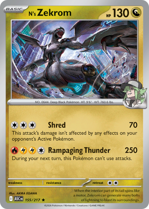 N's Zekrom - ASC #155 - Energy Reverse