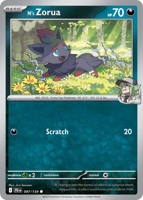 N's Zorua - JTG #97 - Normal