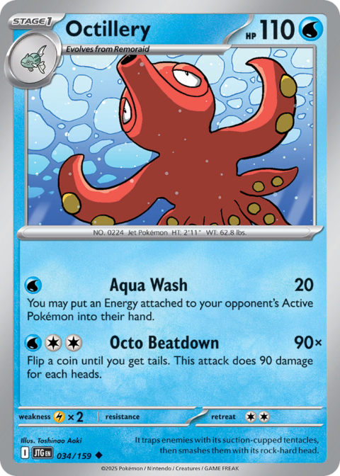 Octillery - JTG #34 - Normal