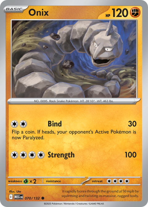 Onix - MEG #70 - Reverse Holo