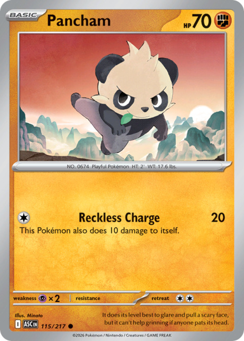 Pancham - ASC #115 - Reverse Holo (Energy)