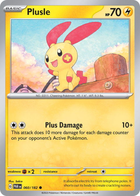 Plusle - PAR #60 - Reverse Holo