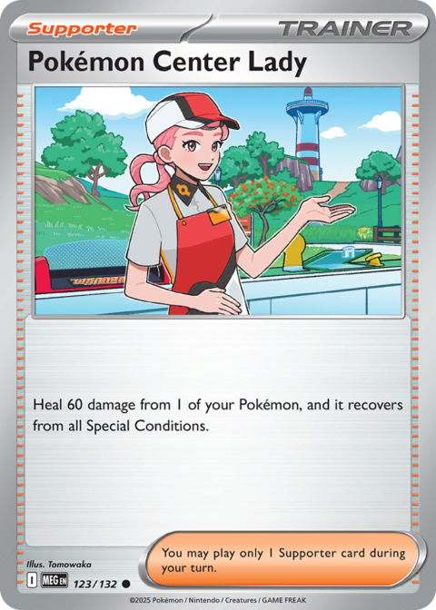 Pokémon Center Lady - MEG #123 - Normal