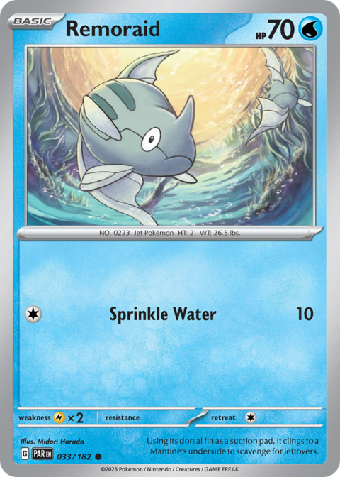 Remoraid - PAR #33 - Reverse Holo