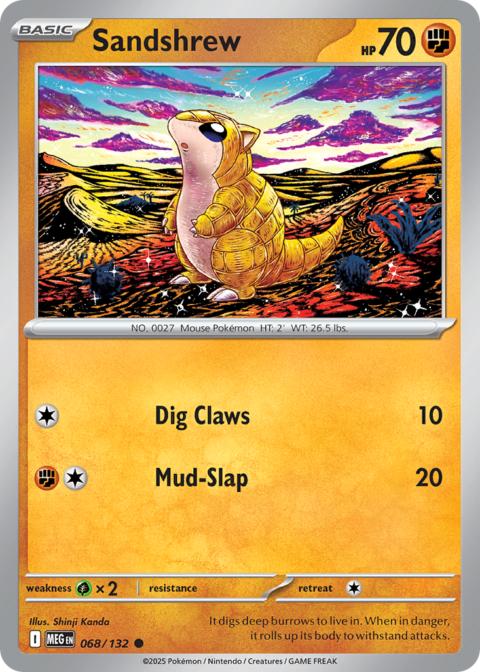 Sandshrew - MEG #68 - Normal
