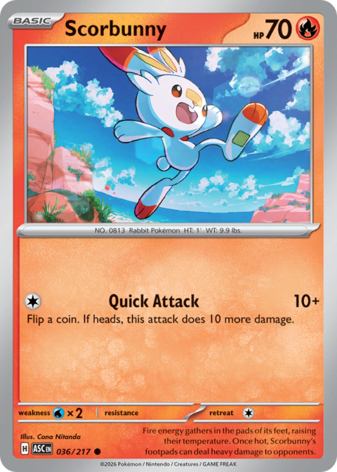 Scorbunny - ASC #36 - Normal