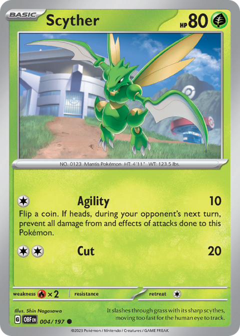 Scyther - OBF #4 - Holo