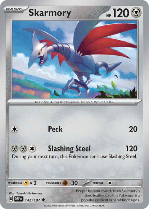 Skarmory - OBF #142 - Normal