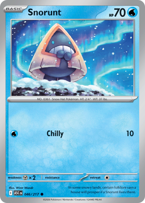 Snorunt - ASC #46 - Reverse Holo (Energy)